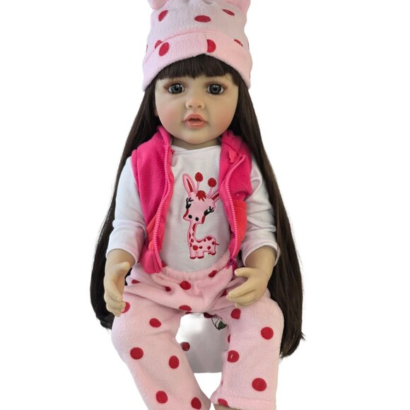 55 cm Babylistic Soft Silicone Vinyl Talking Reborn Doll very realistic - Picture 3 of 9